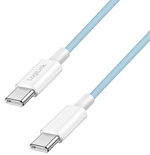 Câble USB 2.0, USB-C - USB-C, 1,5 m, bleu