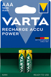 VARTA 2 Piles NiMH "Rechargeable Accu", Micro (AAA), 1.000 mAh