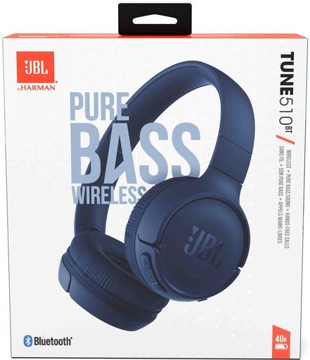 [casquebt1] Casque Bluetooth JBL TUNE 510 bleu