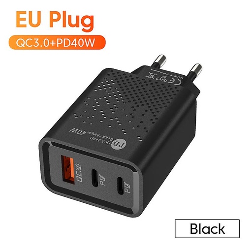 [alim5] Adaptateur de Charge rapide de Type C, 60W, QC 3.0