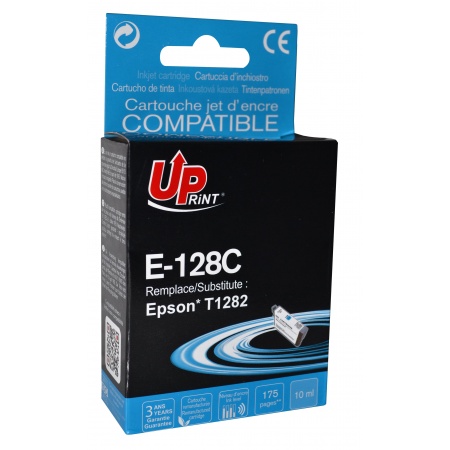 [upe128c] Cartouche compatible Epson T1284 cyan renard