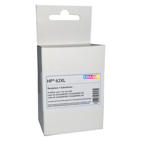 [upnh62c] Cartouche compatible hp 62 xl couleur